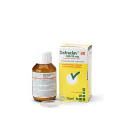 Dafraclav suspension 200/28mg 70ml
