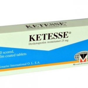 Ketesse (dexketoprofen trometamol) 25 mg B-20