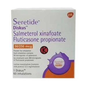 seretide diskus 250/50mcg 60 doses