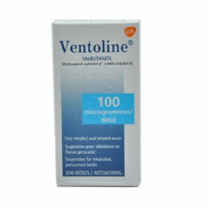 Ventoline Spray 100µg/Dose 200 Dosages