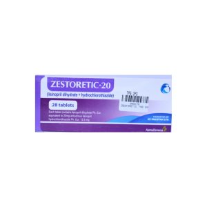 ZESTORETIC 20MG/12.5MG TABLETS