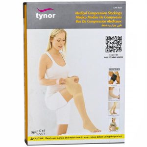 TYNOR MEDICAL COMPRESSION STOCKING KNEE HIGH l