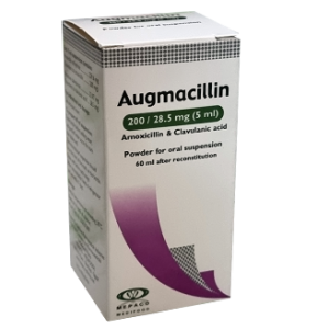 AUGMACILLIN 200/28.5MG 60ML