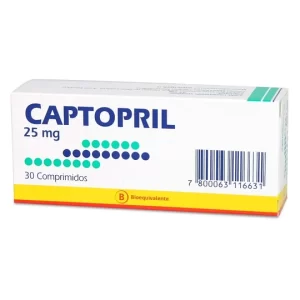 CAPTOPRIL 25MG 30 COMP.