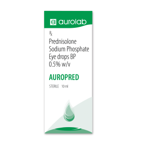 AUROPRED(PREDNISOLONE SODIUM PHOPSPHATE 0.5%W/V)