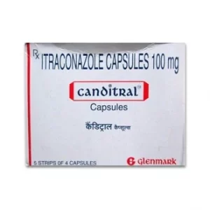 CANDITRAL 100MG (ITRACONAZOLE) [20comp]