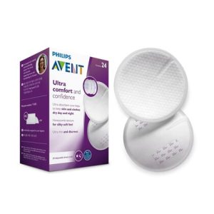 AVENT DISPOSABLE BREAST PADS 24PCES